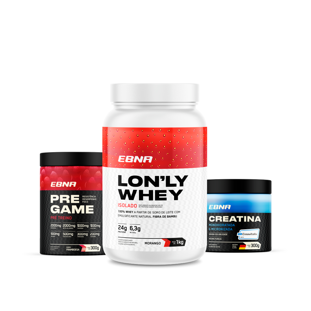 Advanced Kit → Lon'ly Whey + Pre-Game + Creatina