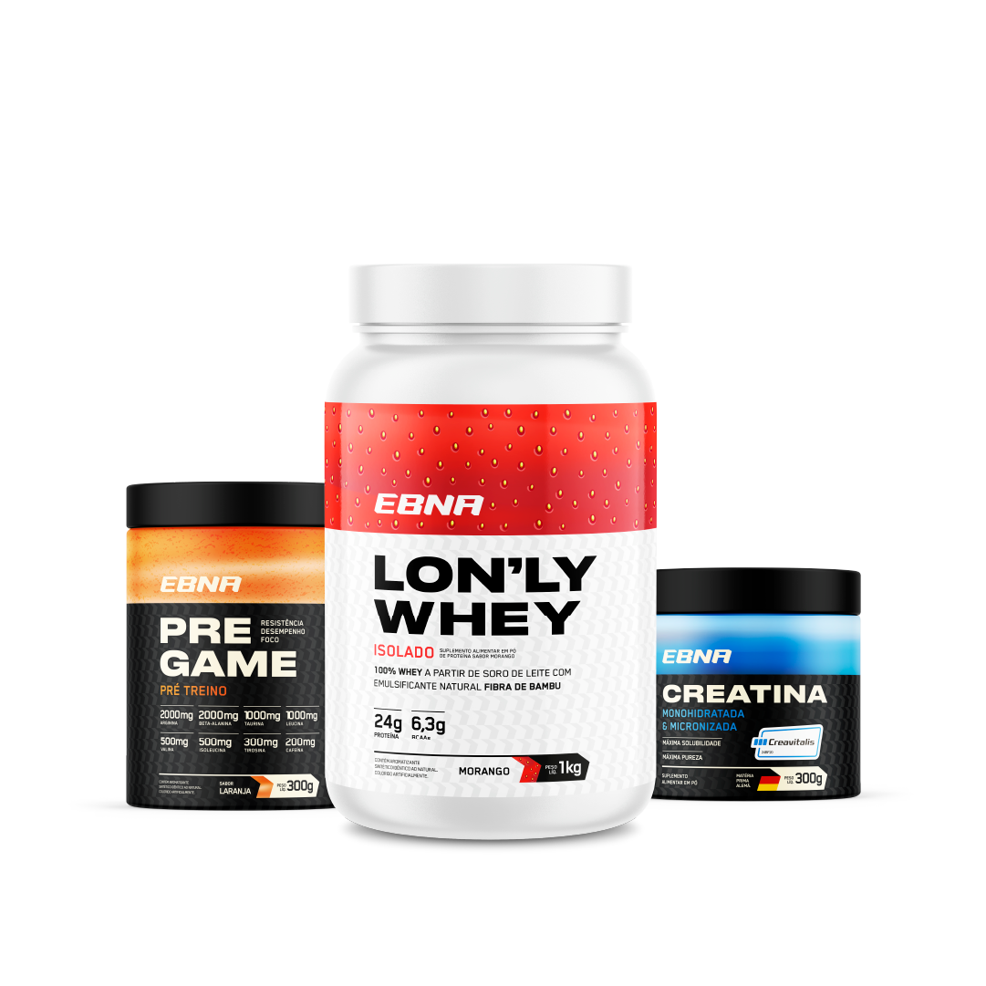 Advanced Kit → Lon'ly Whey + Pre-Game + Creatina