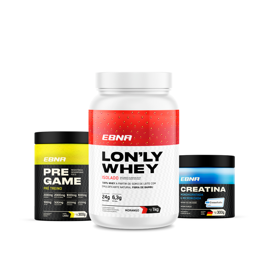 Advanced Kit → Lon'ly Whey + Pre-Game + Creatina