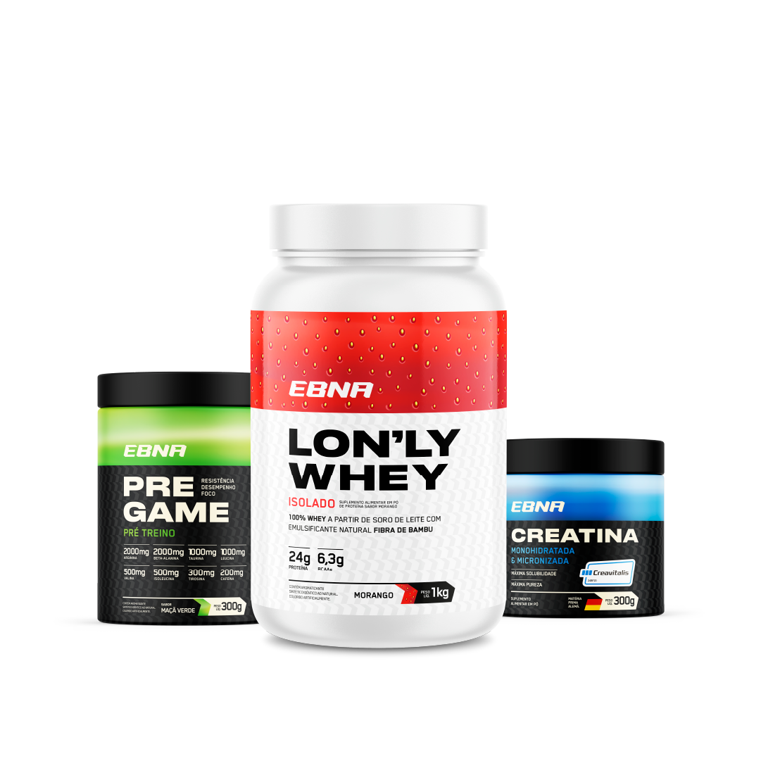 Advanced Kit → Lon'ly Whey + Pre-Game + Creatina