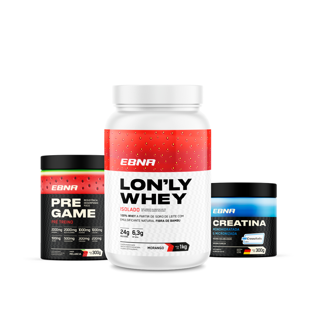 Advanced Kit → Lon'ly Whey + Pre-Game + Creatina
