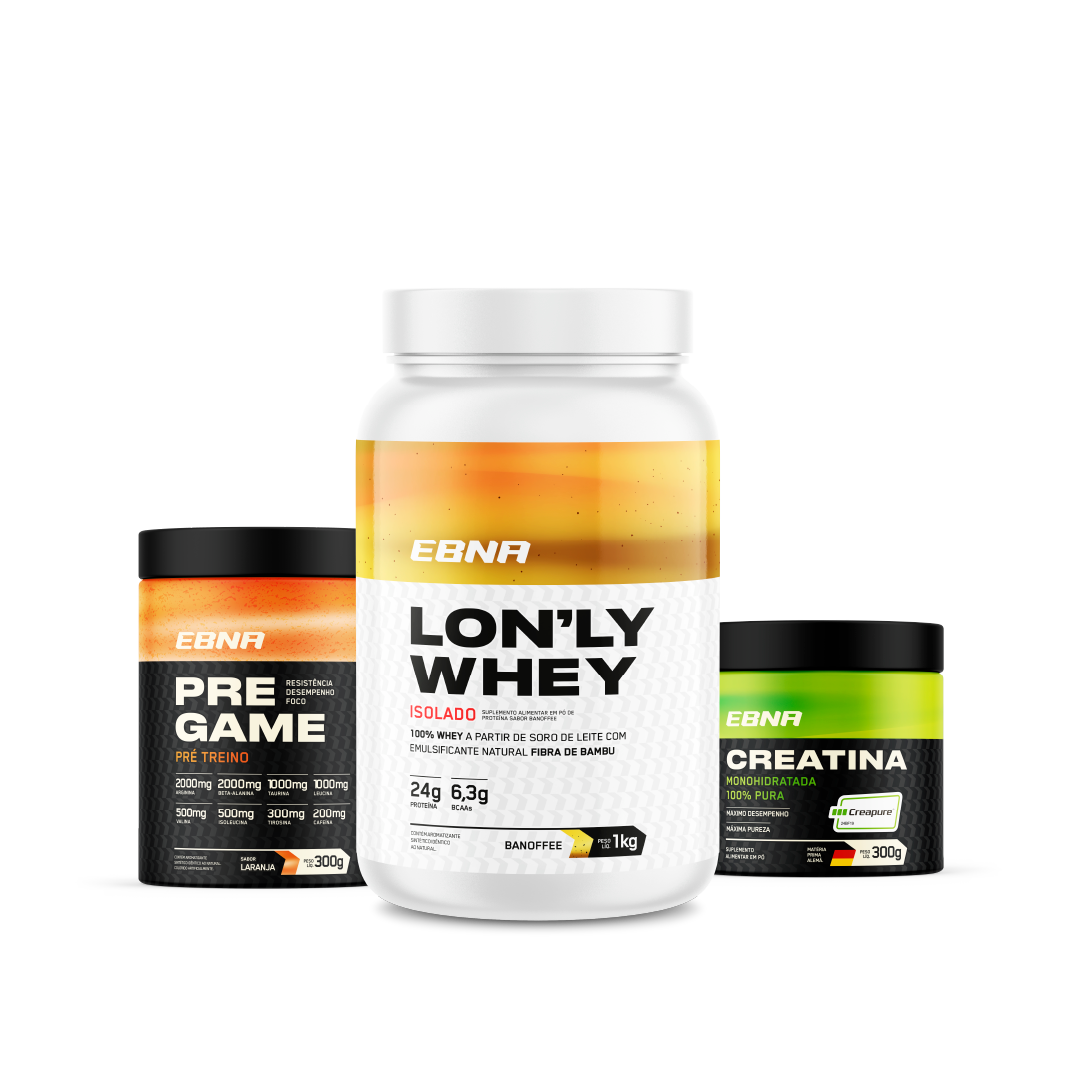 Advanced Kit → Lon'ly Whey + PreGame + Creatina