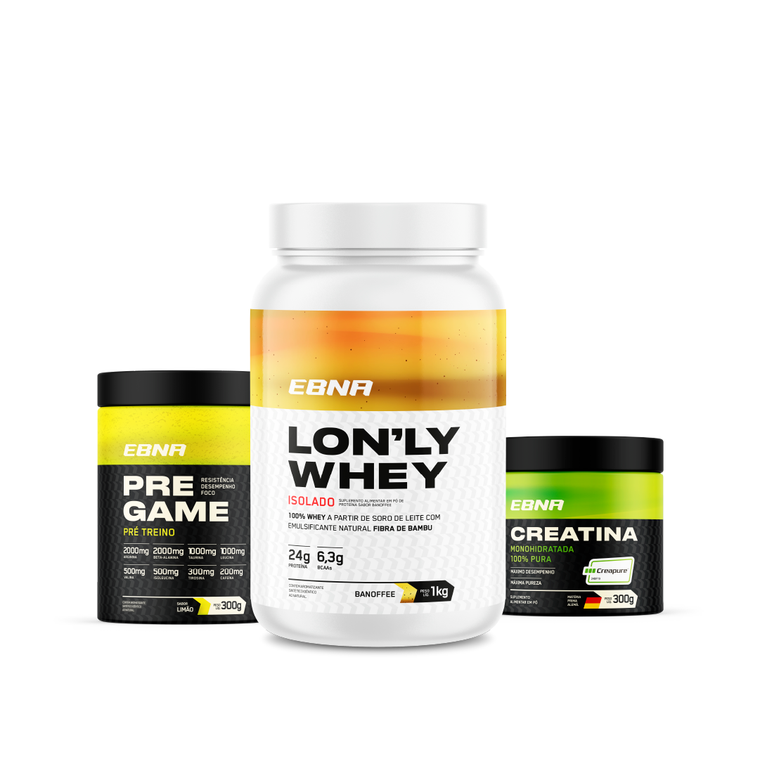 Advanced Kit → Lon'ly Whey + PreGame + Creatina