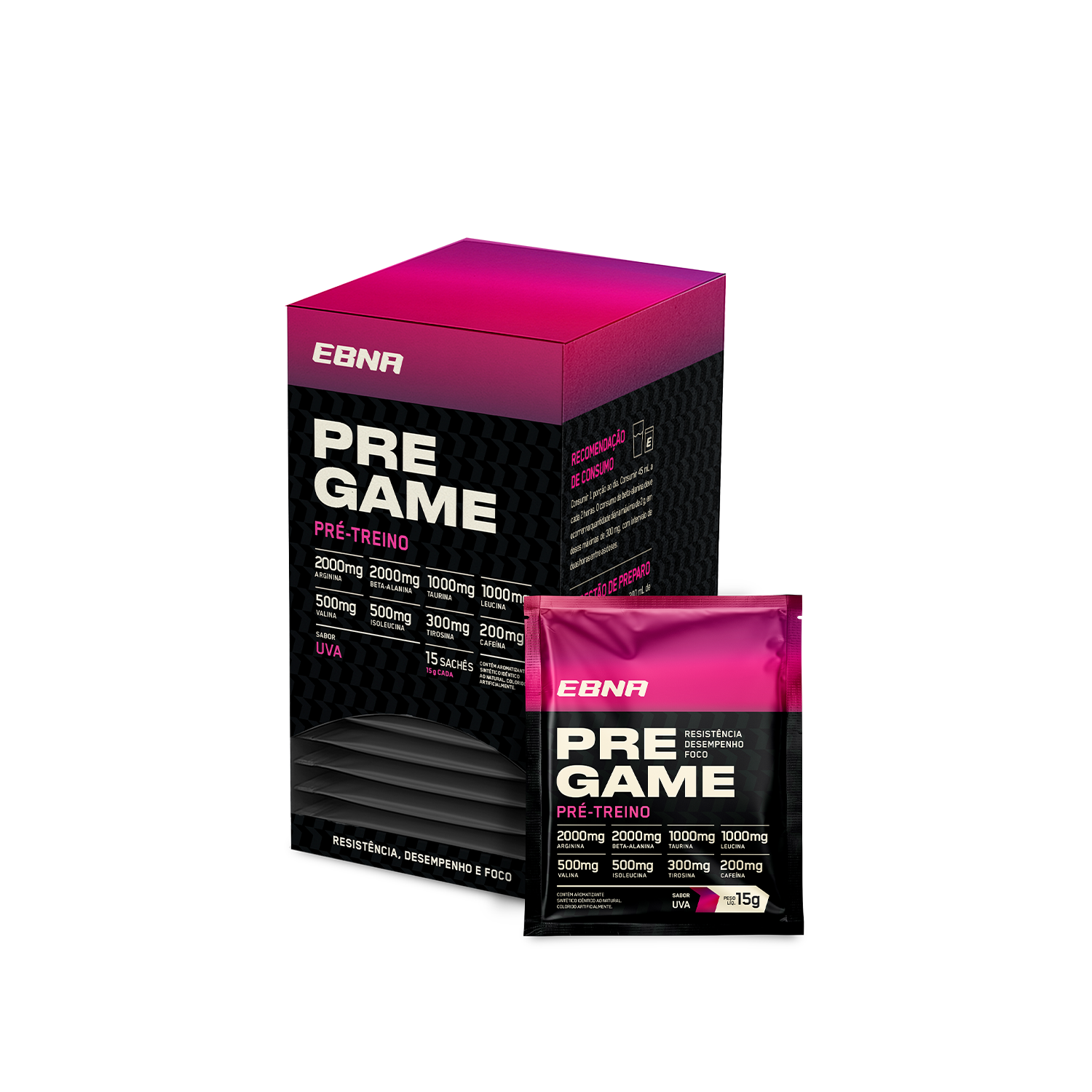 Pre-Game → 15 Sachês 15g