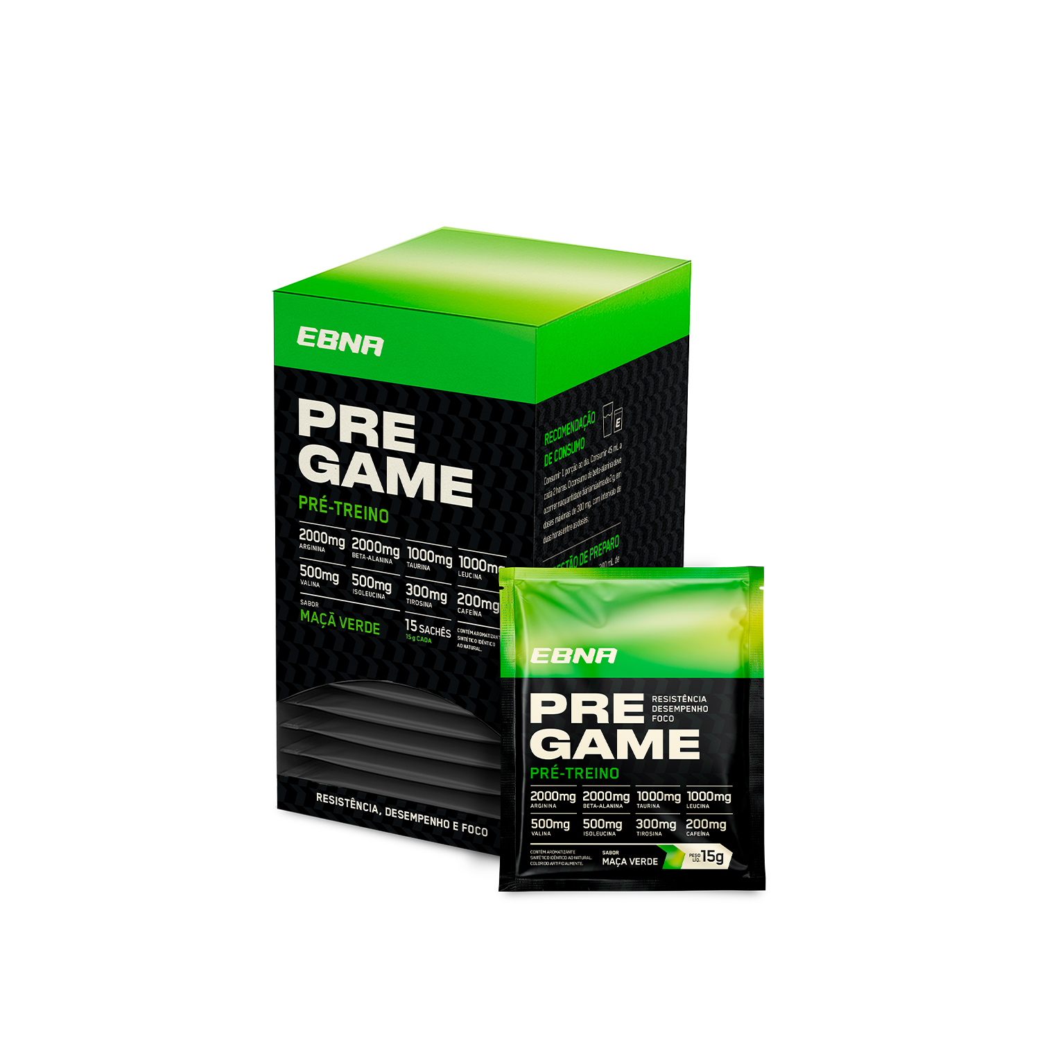 Pre-Game → 15 Sachês 15g