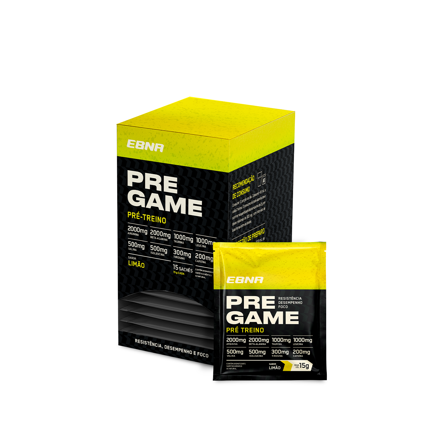 Pre-Game → 15 Sachês 15g