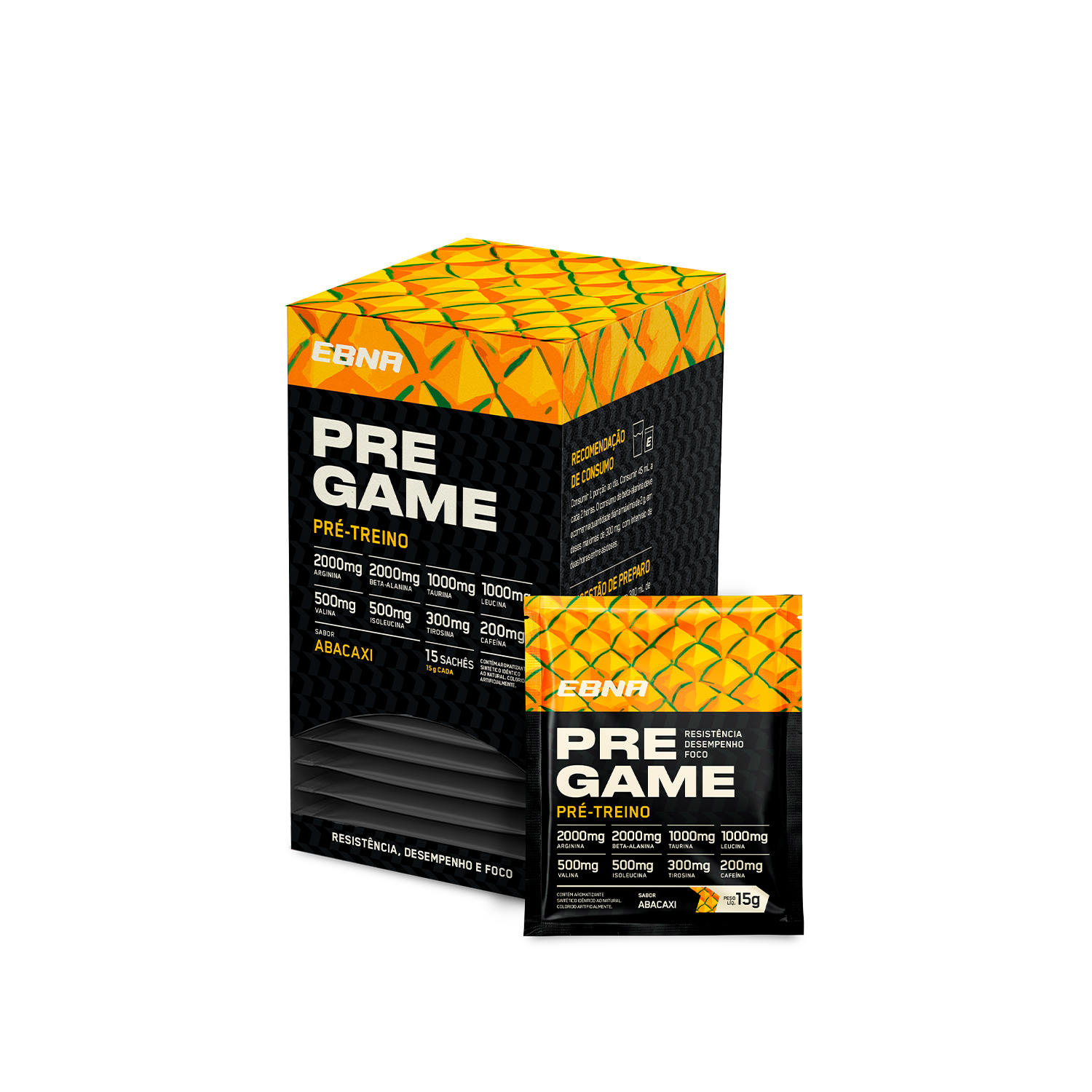 Pre-Game → 15 Sachês 15g