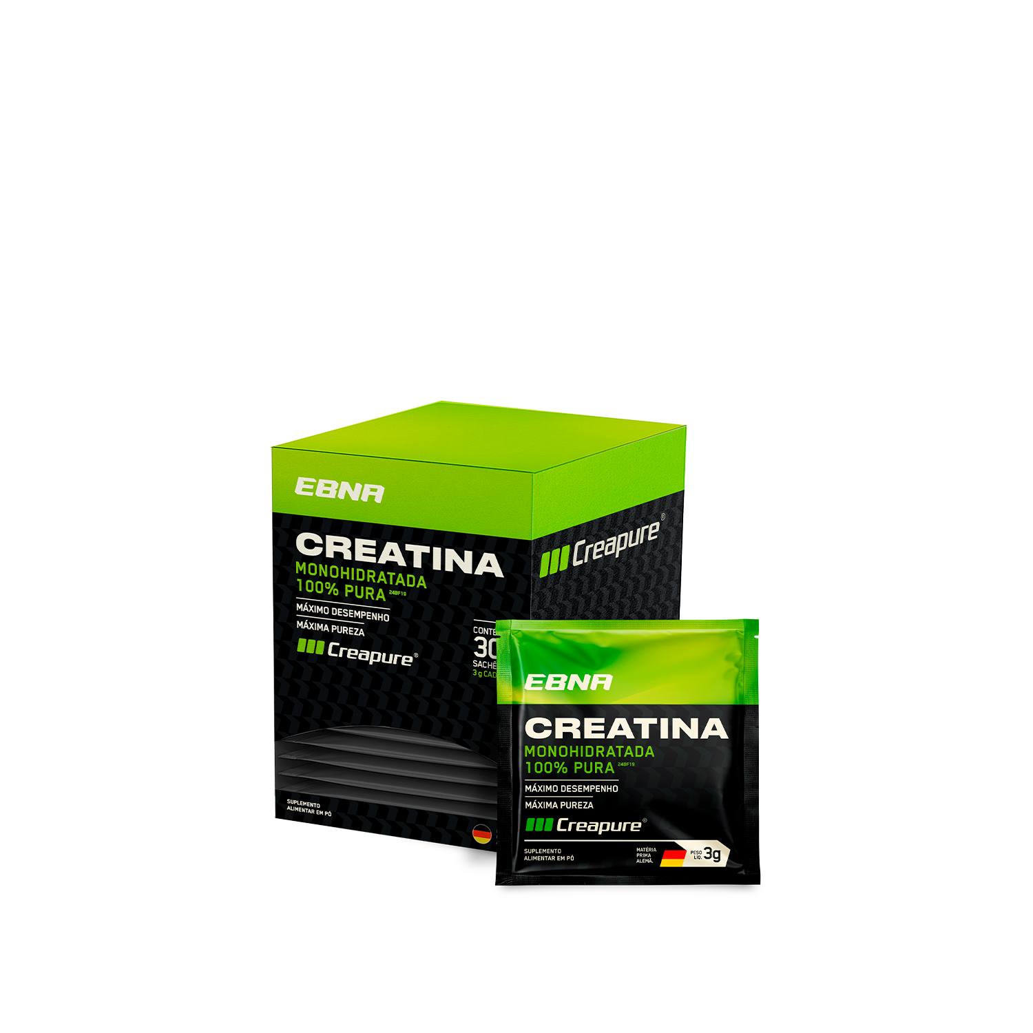 Creatina Creapure® → 30 Sachês 3g