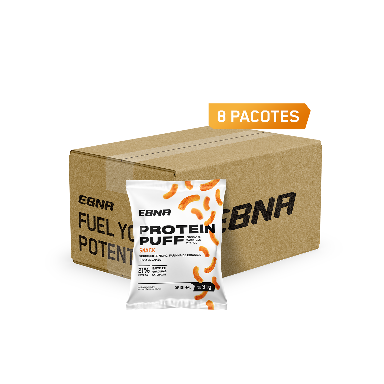 Protein Puff → Caixa 8un.